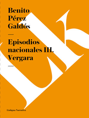 cover image of Episodios nacionales III. Vergara